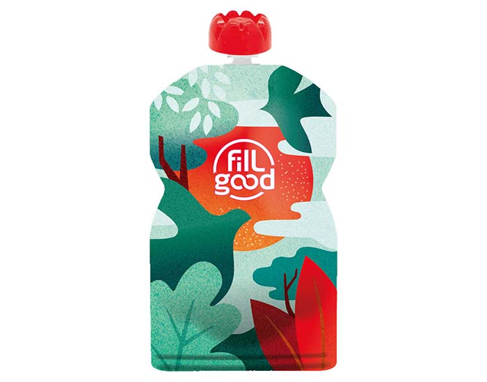 FILLGOOD Gourde Souple Rutilisable - 130 ml