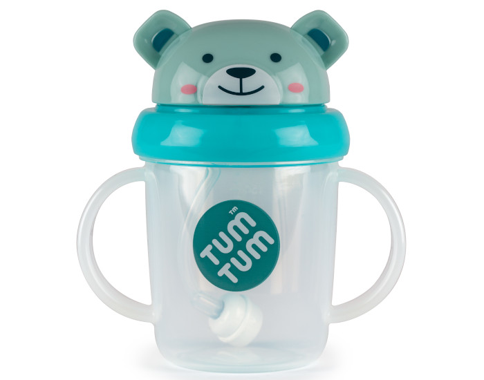 TUMTUM Tasse Anti-Fuite avec Paille Leste - 200 ml