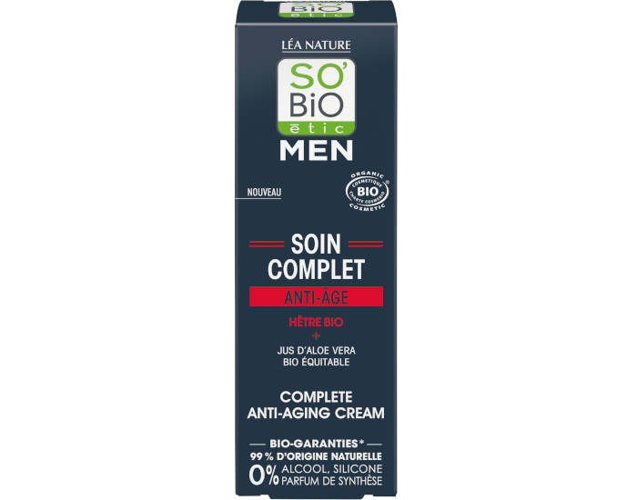 SO'BIO TIC Soin Complet Anti-ge Men Htre Bio - 50 ml