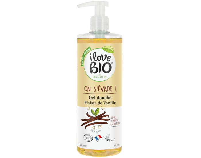 I LOVE BIO Gel Douche Plaisir de Vanille - 500 ml