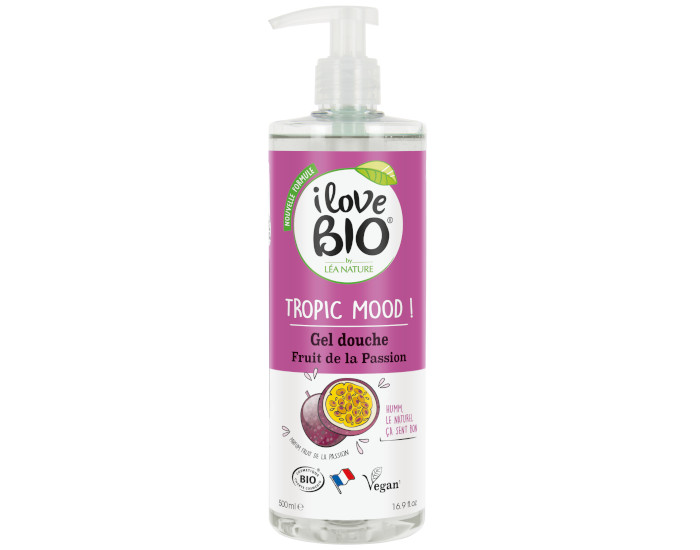 I LOVE BIO Gel Douche Fruit de la Passion - 500 ml