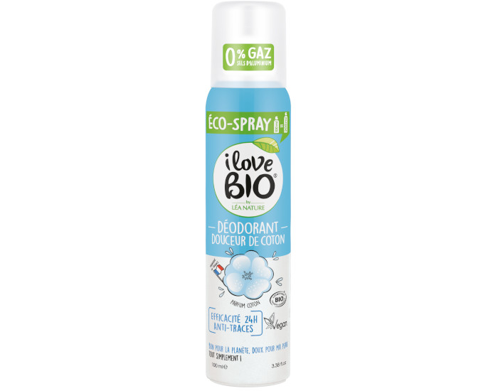 I LOVE BIO Dodorant co-Spray Douceur de Coton - 100 ml