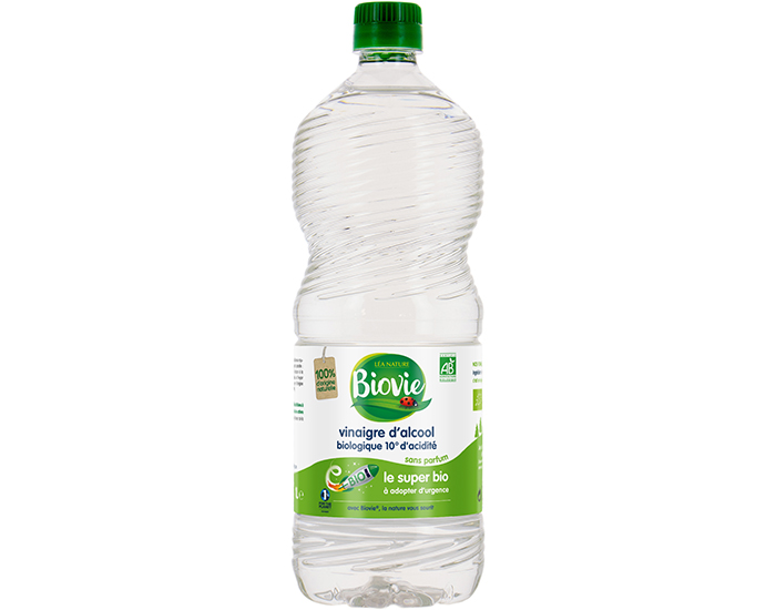 BIOVIE Vinaigre d'Alcool Biologique 10 - 1L