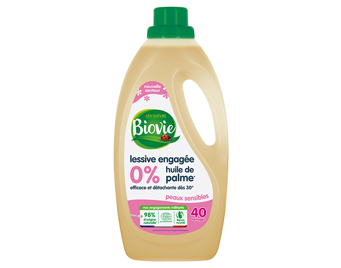 BIOVIE Lessive Engage - Peaux Sensibles - 2L