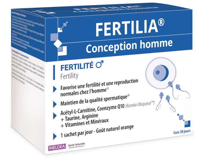 INELDEA SANTE NATURELLE Fertilia Conception Homme Fertilit Masculine - 30 sachets