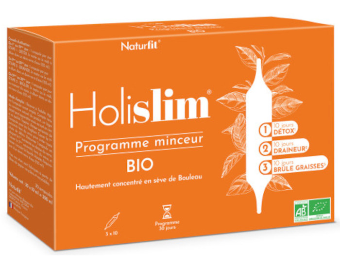 NATURFIT Holislim Programme Minceur - 30 ampoules