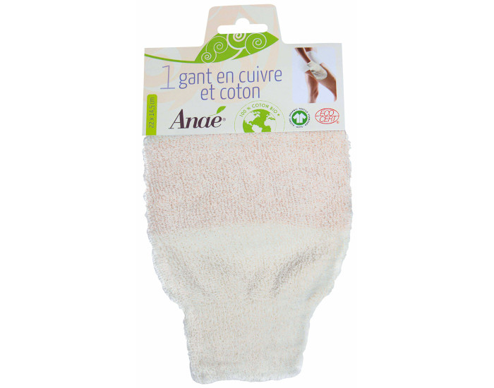 ANAE Gant Coton Bio et Cuivre