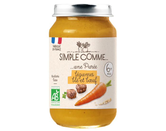 SIMPLE COMME Petits Pots Menu - 190g - Ds 6 Mois