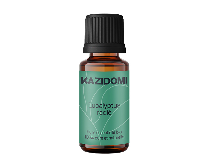 KAZIDOMI Huile Essentielle d'Eucalyptus Radi Bio - 10 ml