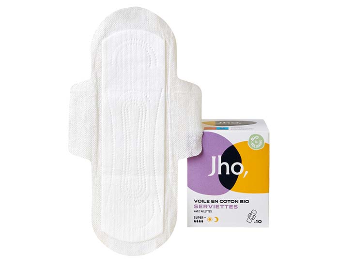 JHO ServiettesSuper+ Jour & Nuit - Boite de 10