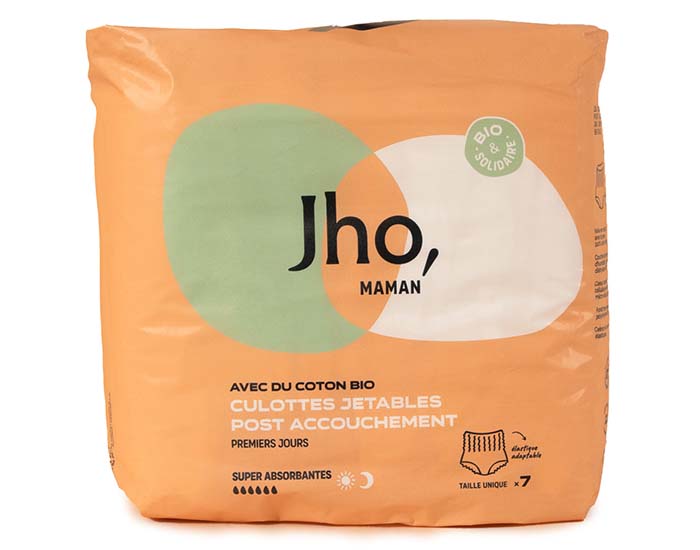 JHO Culotte Jetable Post-accouchement - Boite de 7