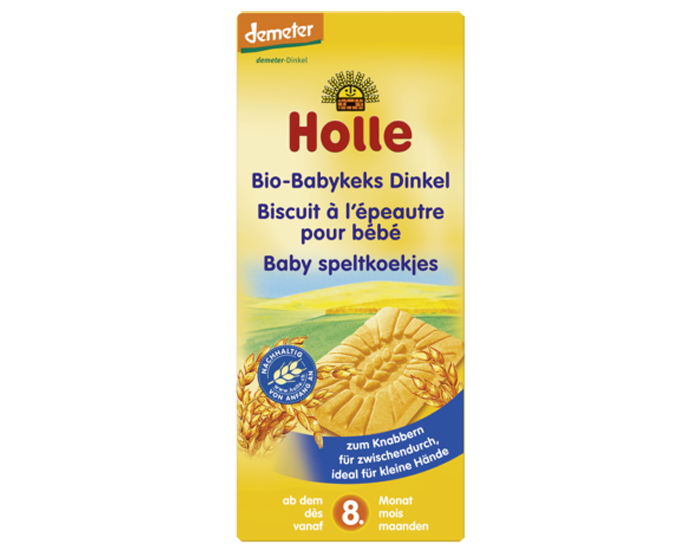 HOLLE Biscuits  l'peautre pour Bb - Ds 8 mois