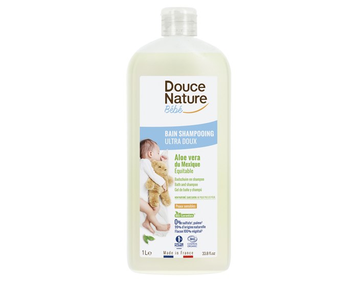 DOUCE NATURE Bain et Shampooing Bb - 1L