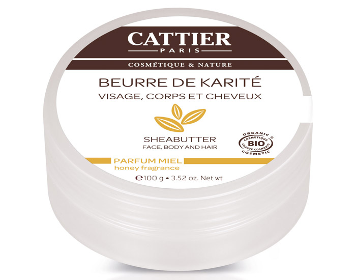 CATTIER Beurre de Karit - Parfum miel - 100 g