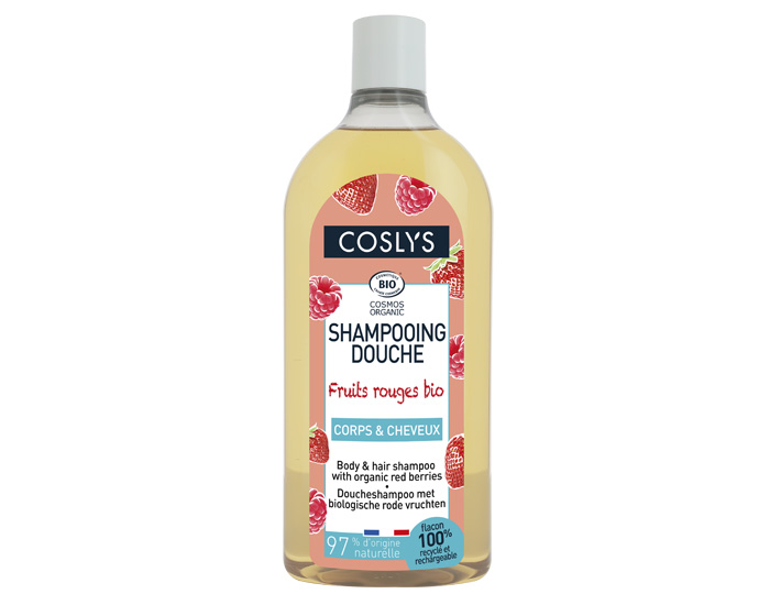 COSLYS Shampooing Douche aux Fruits Rouges 750ml