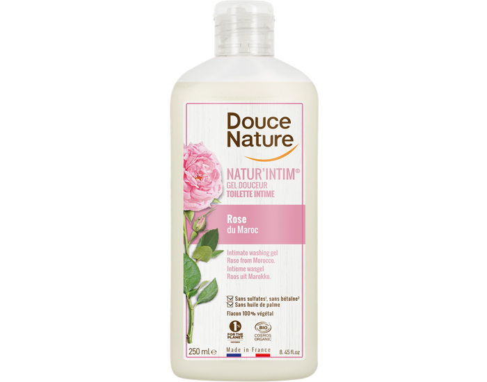 DOUCE NATURE Gel Toilette Intime Douceur Rose du Maroc 250 ml