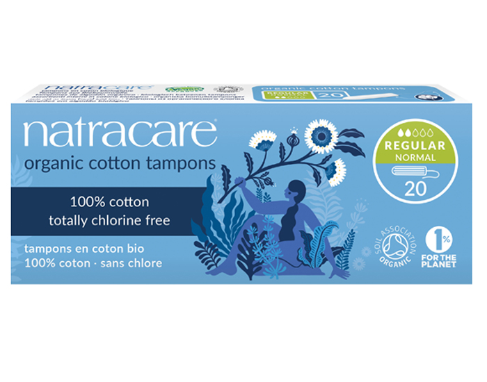 NATRACARE Tampons Sans Applicateur - Boite de 20