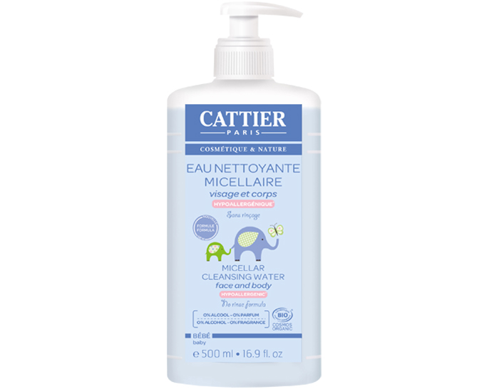 CATTIER Eau Nettoyante Micellaire Bb - 500 ml