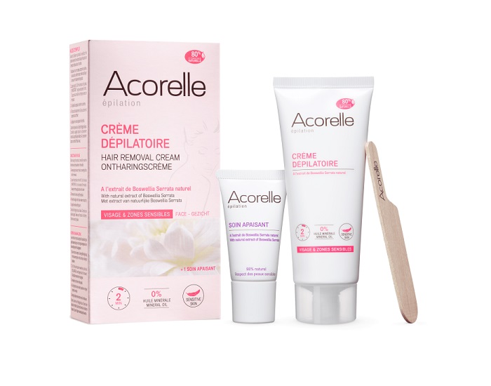 ACORELLE Crme Dpilatoire Visage & Zones Sensibles - 75 ml