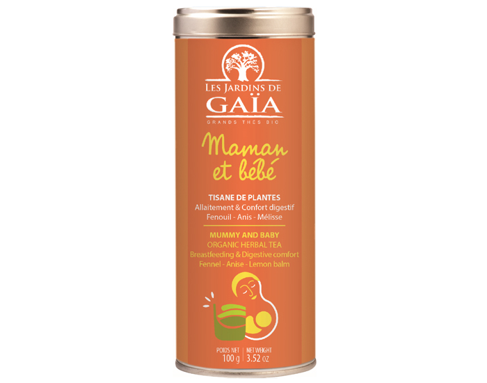 LES JARDINS DE GAA Tisane Allaitement Maman & Bb - Tube 100 g