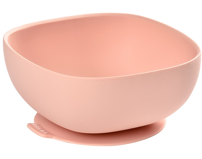 BEABA Bol Silicone Ventouse - Rose