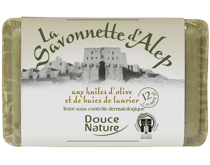 DOUCE NATURE Savonnette d'Alep 12% - 100g