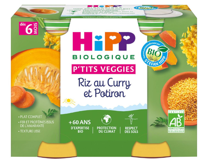 HIPP Ptits Veggies - 2 x 190 g