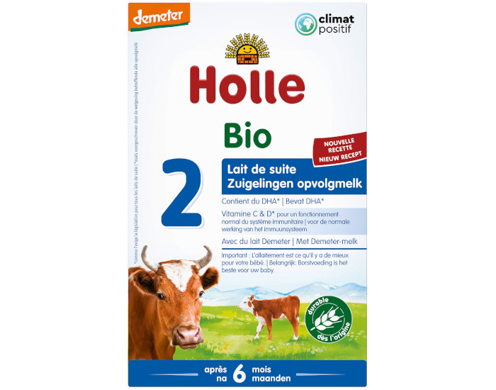 HOLLE Lait de Suite 2 - Ds 6 mois - 600 g (1)