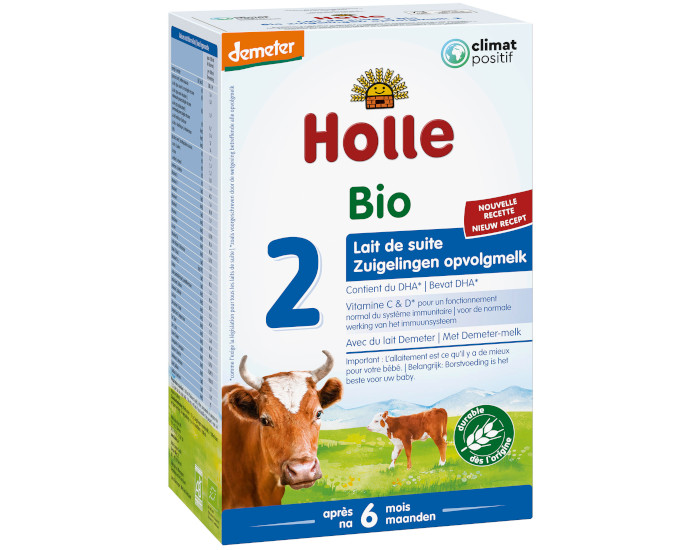 HOLLE Lait de Suite 2 - Ds 6 mois - 600 g (2)