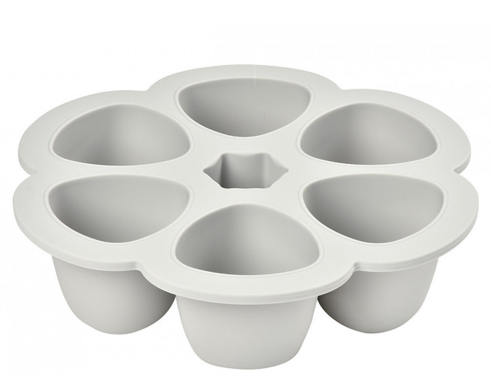 BEABA Set de Conglation pour les Repas de Bb -  6 x 150 ml - Gris (2)