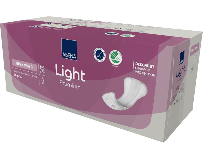 ABENA Light Protge Slip Incontinence Ultra Mini - Paquet de 24 - 100ml (1)