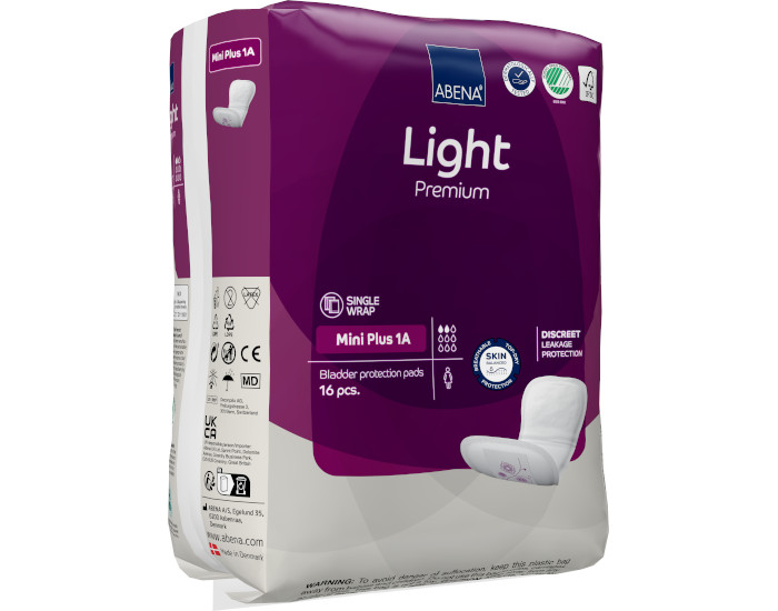 ABENA Light Serviettes Incontinence Mini Plus - Paquet de 16 - 200 ml (3)