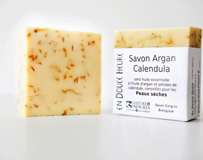 EN DOUCE HEURE Savon sans Huile de Palme - Argan Calendula (1)