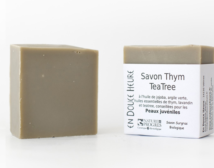 EN DOUCE HEURE Savon sans Huile de Palme - Thym Tea Tree (1)