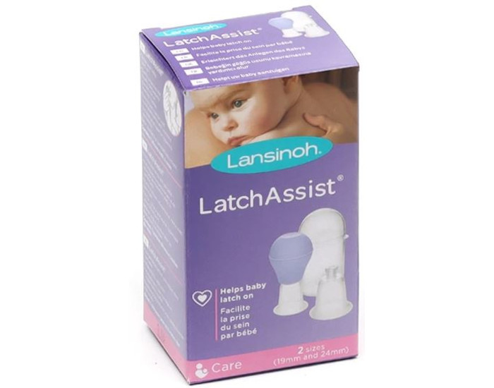 LANSINOH Poire Anti-Mamelons plats - Latch Assist (2)