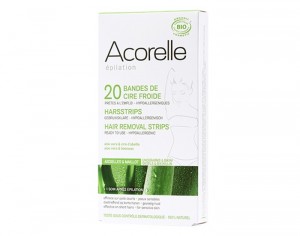 ACORELLE 20 Bandes Dpilatoires Aisselles et Maillot