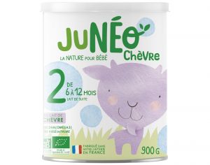 JUNEO Lait de Suite 2 Chvre - De 6  12 mois - 900 g