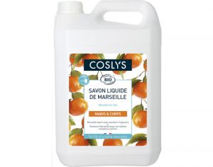 COSLYS Savon Liquide de Marseille Pure Tradition - Parfum Mandarine 5 L