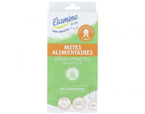 ETAMINE DU LYS Pige Naturel  Mites Alimentaires - Lot de 2