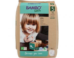 BAMBO NATURE Culottes d'Apprentissage Jetables 5 Junior 12-18Kg - Paquet de 19 Culottes