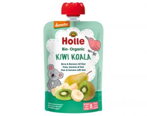 HOLLE Gourde Poire Banane Kiwi - 100 g - Ds 8 mois 