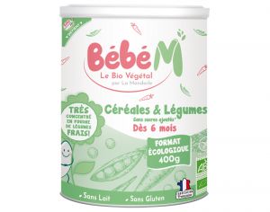 BEBE M Crales et Lgumes - 400g - Ds 6 mois