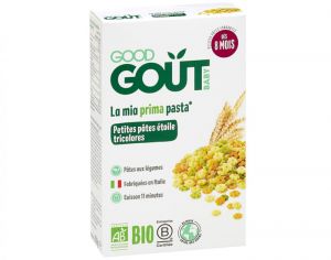 GOOD GOUT Ptes Etoiles Tricolores aux Lgumes - 250g - Ds 8 Mois