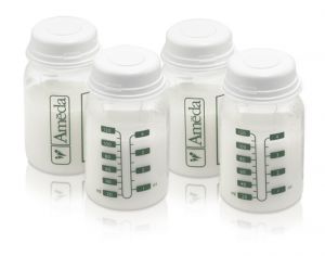 AMEDA Lot de 4 Flacons en Polypropylne - 120 ml