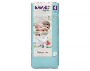 BAMBO NATURE Couches cologiques Nature - Pack conomique  T4 / 7-14 kg / 48 couches