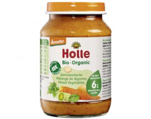 HOLLE Petit Pot Lgume - 125 ou 190 g Mlange de Lgumes - 4M