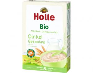 HOLLE Bouillie au Lait et  l'Epeautre - 250g - ds 5 mois