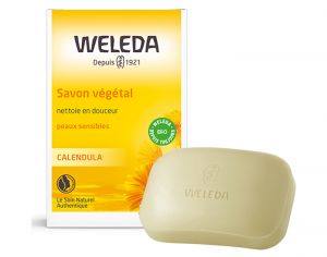 WELEDA Savon Vgtal au Calendula - Ds 3 ans