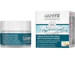 LAVERA Basis Sensitiv Crme de Nuit  la Coenzyme Q10 - 50 ml