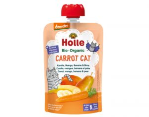 HOLLE Gourde Carotte Mangue Banane Poire - 100 g - Ds 6 mois